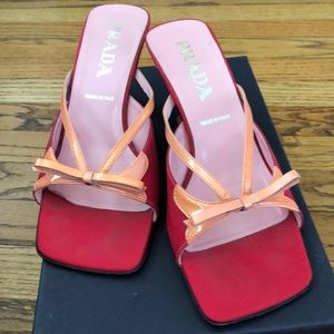 Super cute Prada sandals ~ made in Italy.